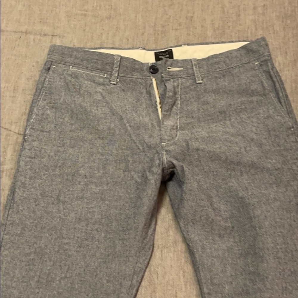 J. Crew 484 grey pants;brushed twill, 30x30